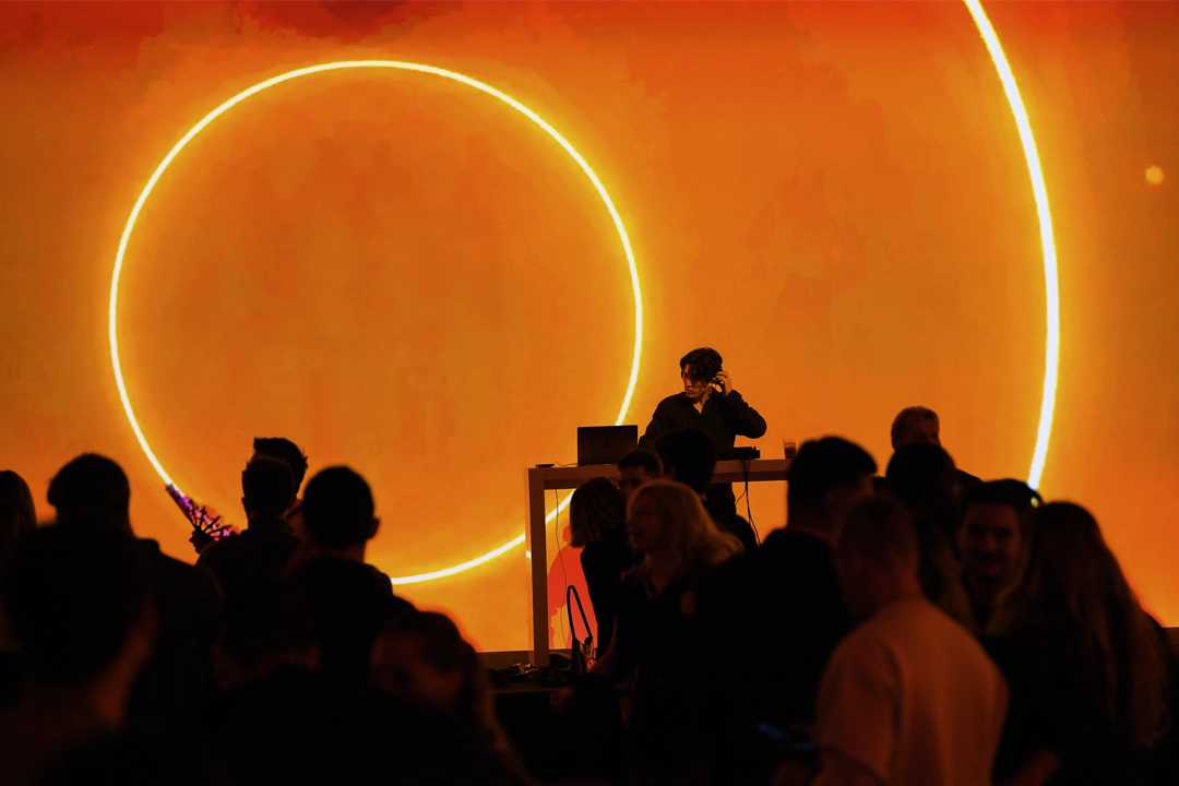 DJ performing at a Lavan New York event space